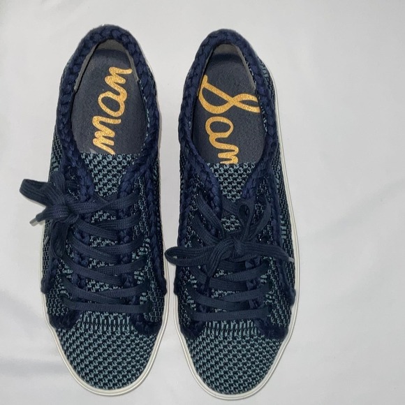 Sam Edelman Women Elena Knit Blue Sneaker Size 8. NIB. - Picture 6 of 8